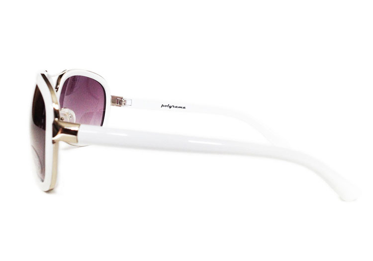 Aviator Composite Sunglasses White