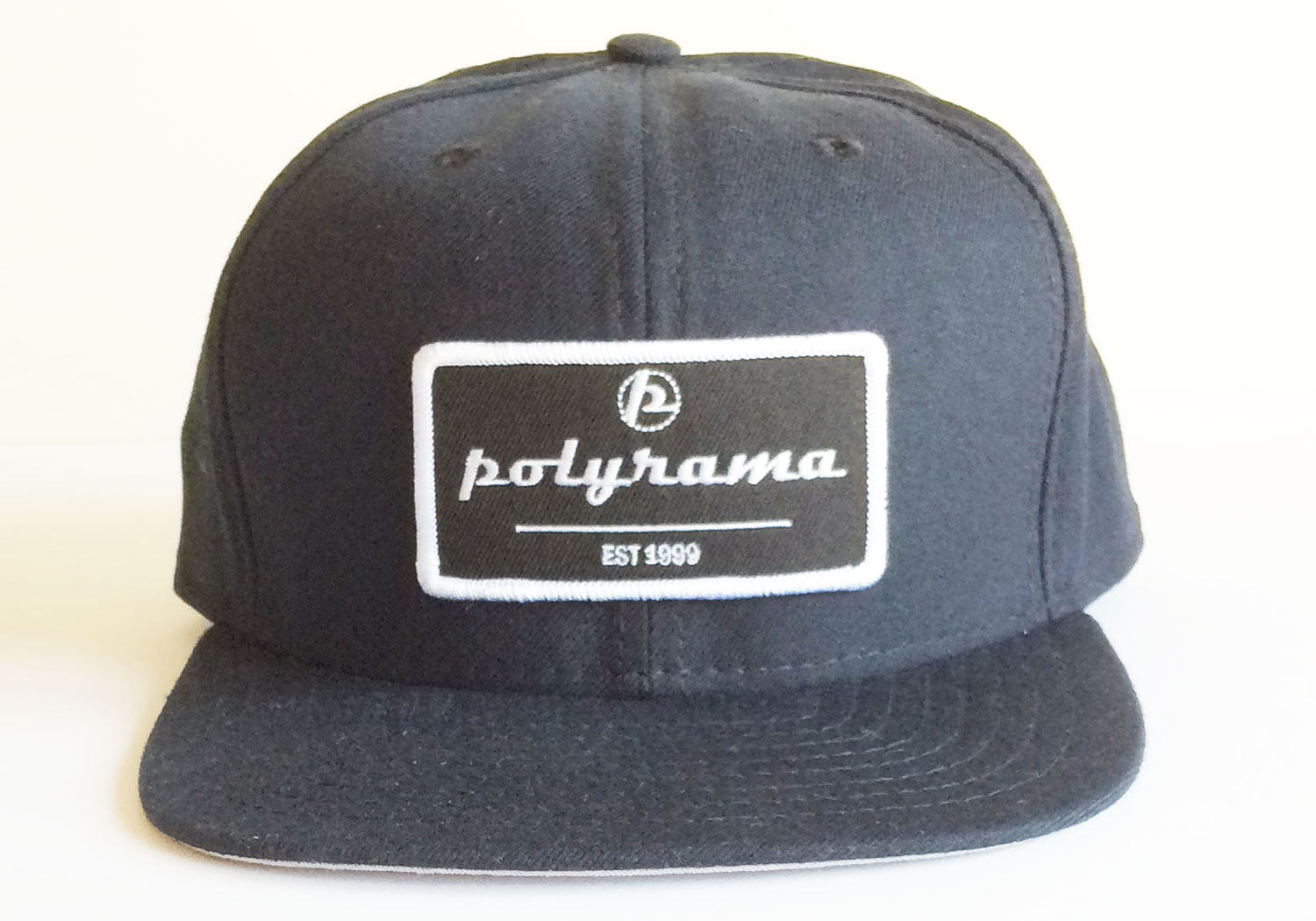 Polyrama flat bill hat #1640 front view
