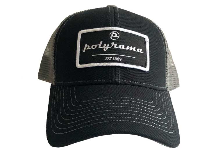 Polyrama trucker hat black