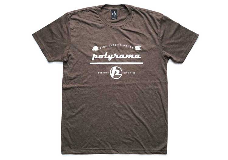 polyrama tshirt espresso color